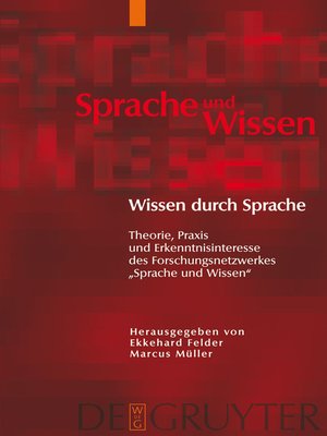 cover image of Wissen durch Sprache